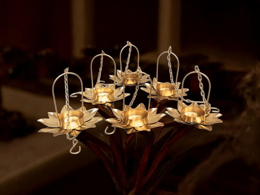 Hanging Baby Lotus 6 pcs Set