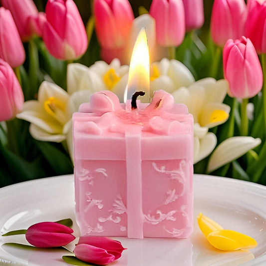 Wax Gift Shape Aromatic Fragrance Candles |( 5 pcs , Multicolor)